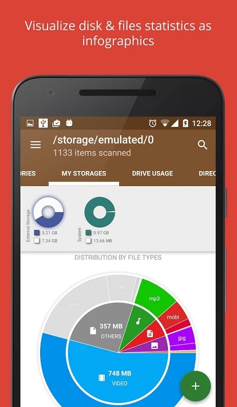 Disk & Storage Analyzer [PRO] ဖန်သားပြင်ဓာတ်ပုံ 0