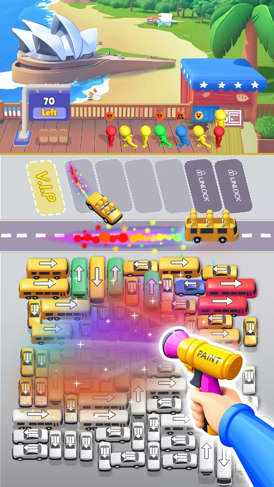 Bus Sort Jam: Parking Puzzle应用截图第3张