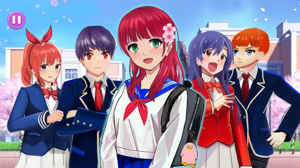 Anime High School Life ภาพหน้าจอ 3