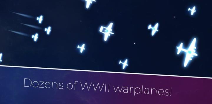 Warplanes of Light - Simulator War WW2 Dogfight 2D スクリーンショット 1