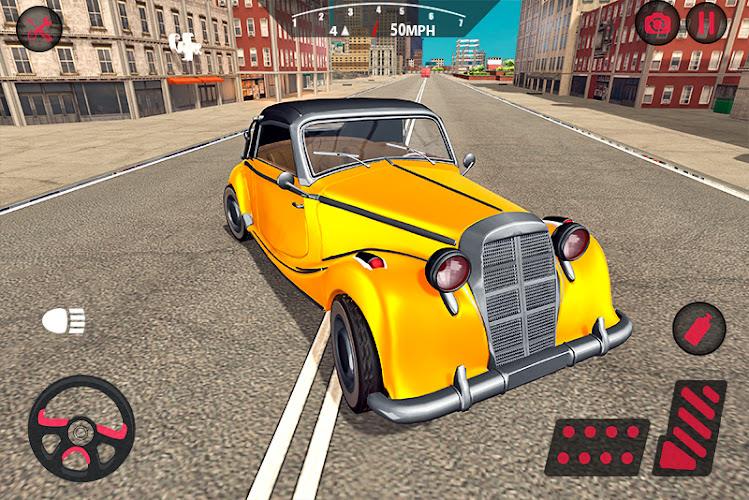 Classic Car Driving: Car Games Schermafbeelding 2