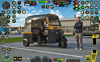 Rickshaw Game Rickshaw Driving Zrzut ekranu 3