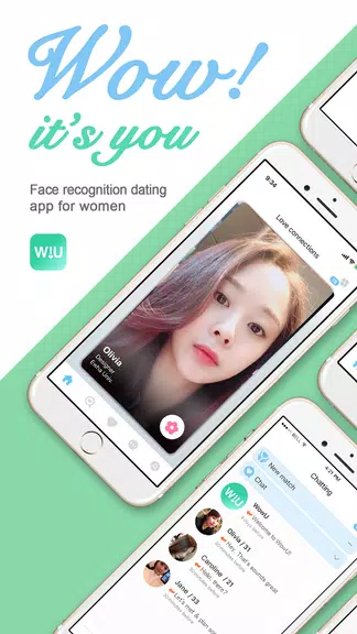 WowU– Face recognition Dating, Meet Singles & Chat应用截图第0张