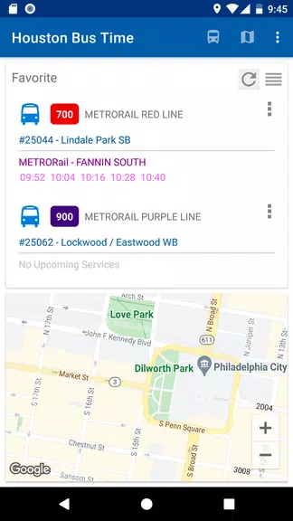Bus Time in Houston ภาพหน้าจอ 0