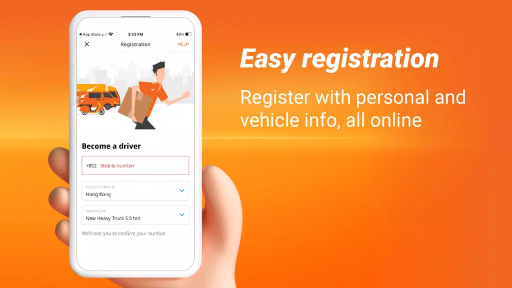 Lalamove Driver - Drive & Earn Zrzut ekranu 1