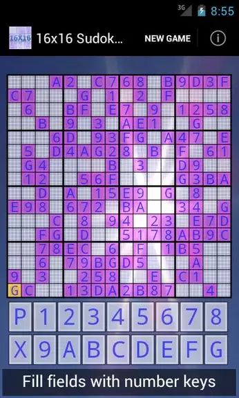 16x16 Sudoku Challenge HD Tangkapan skrin 0