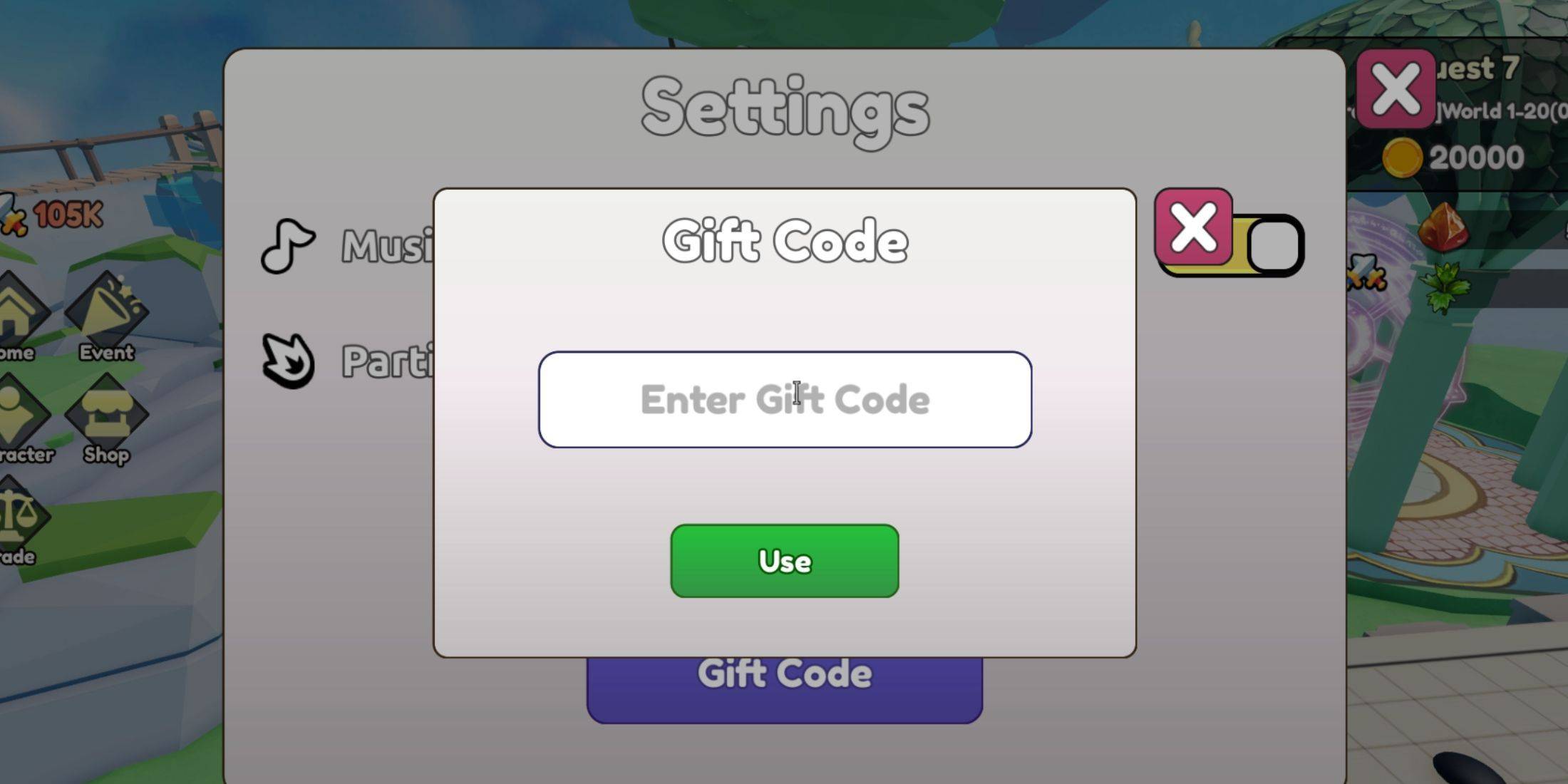 Redeeming Codes