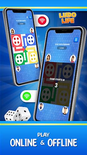 Ludo Life: Multiplayer Raja Captura de tela 1