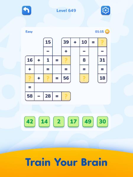 Math Crossword スクリーンショット 3