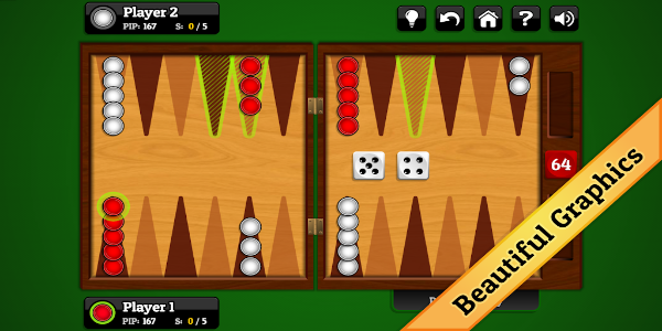 247 Backgammon Schermafbeelding 1