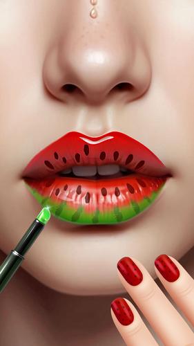 Lip Art Beauty DIY Makeup Game应用截图第2张