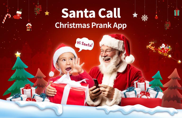 Santa Prank Call: Fake video স্ক্রিনশট 0