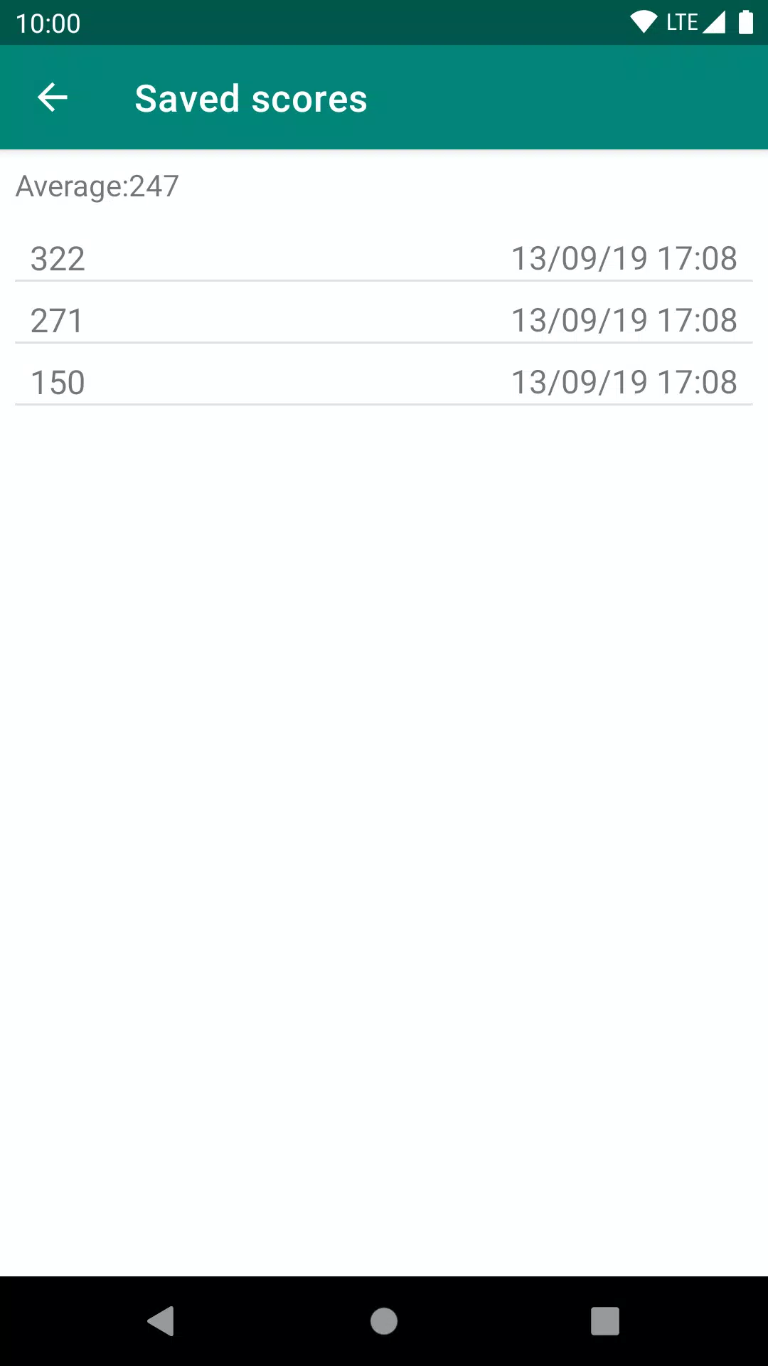 Yatzy score スクリーンショット 1