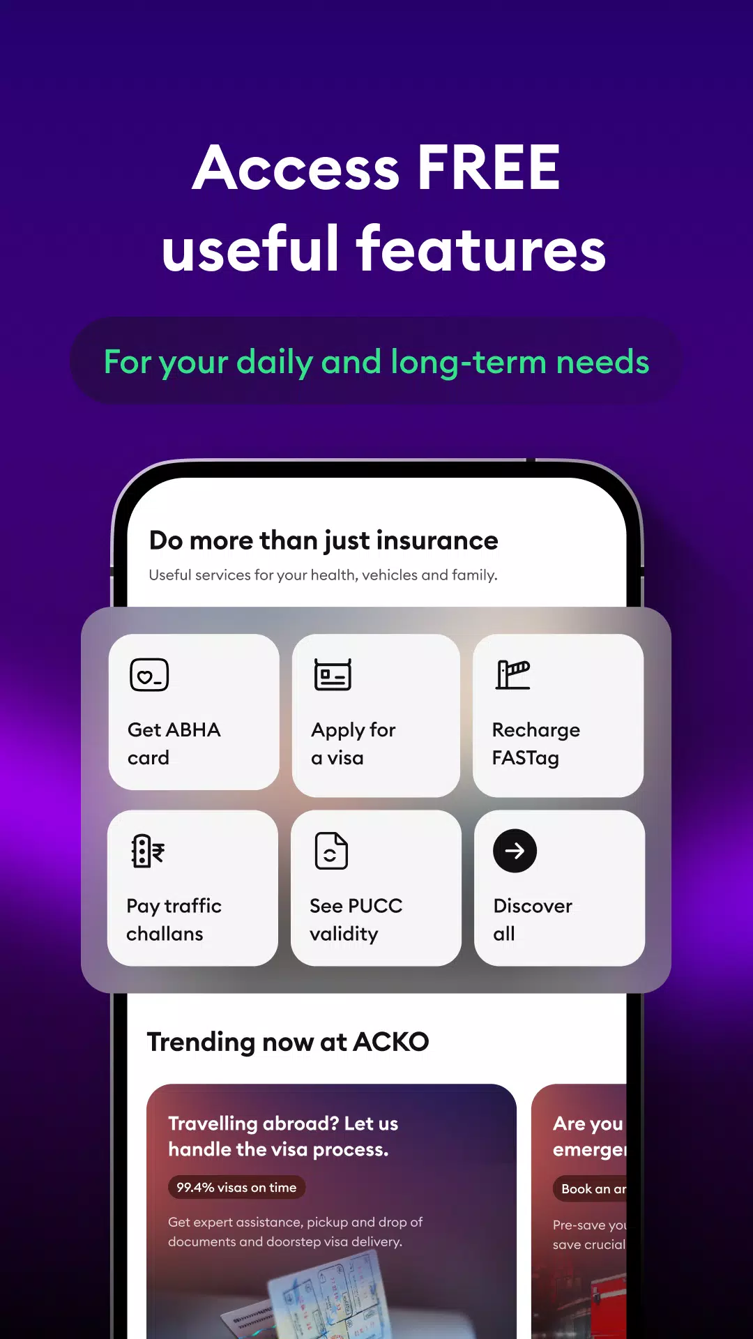 ACKO Insurance Capture d'écran 2