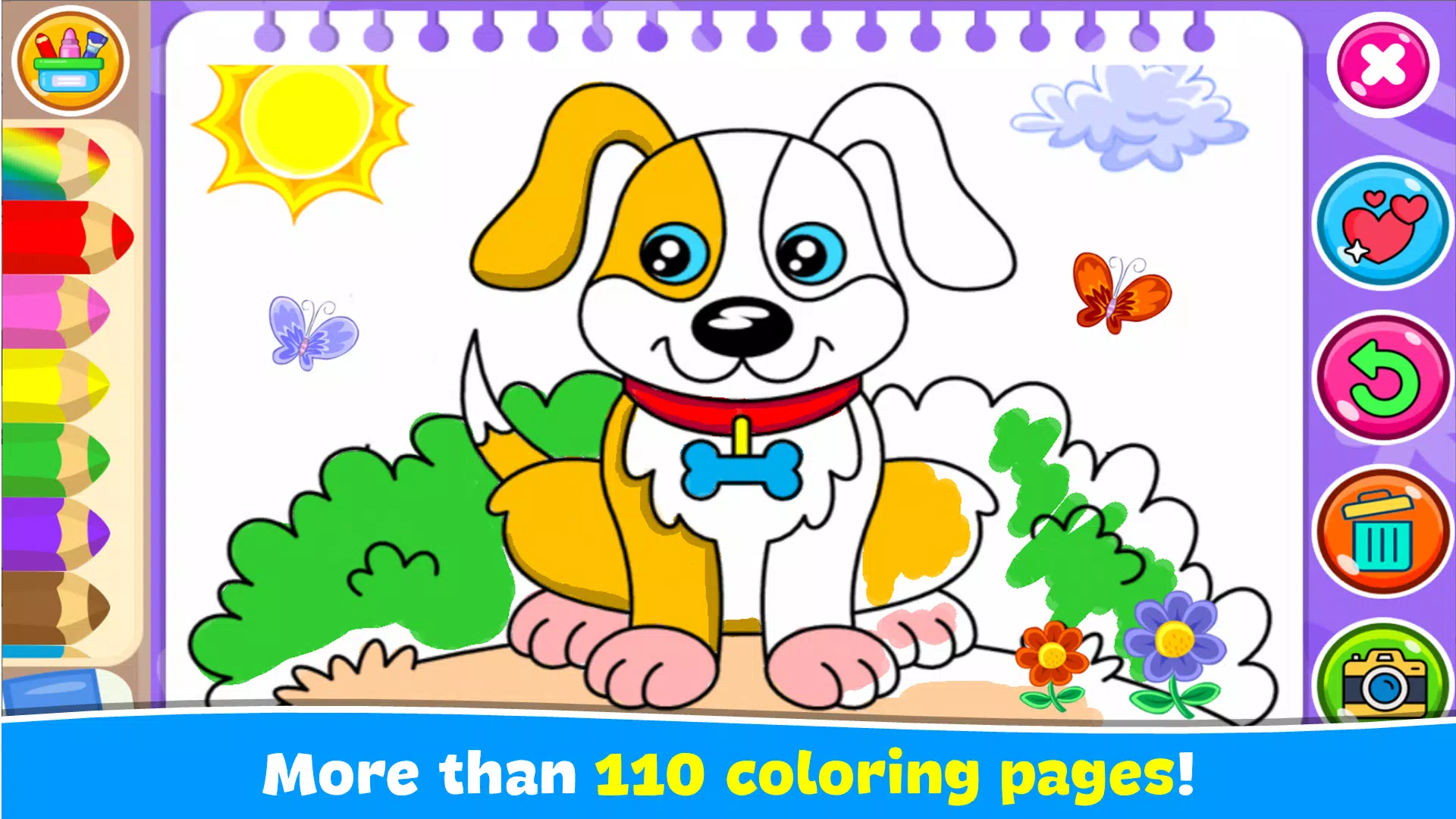 Coloring,  Music and Games 스크린샷 1