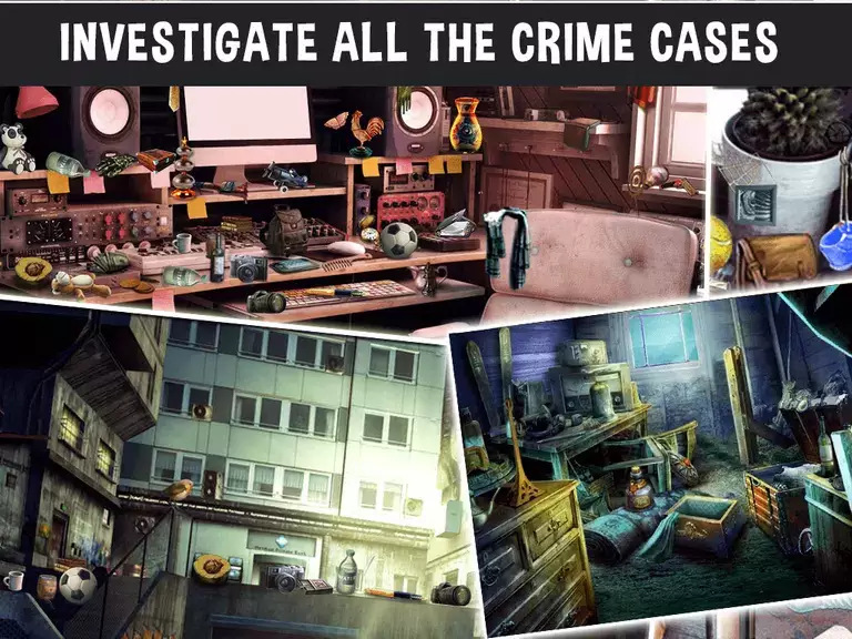 Crime Case :Hidden Object Game ဖန်သားပြင်ဓာတ်ပုံ 0