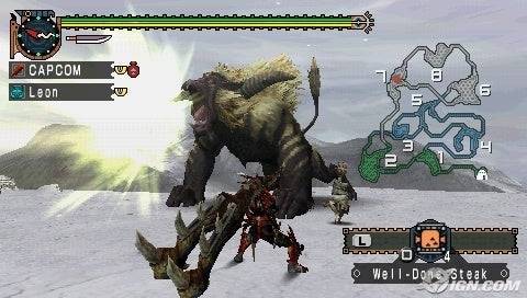 Monster Hunter Freedom Unite sah, dass die Serie auf PSP kam, ein entscheidender Moment für japanische Spieler. | Bildnachweis: Capcom