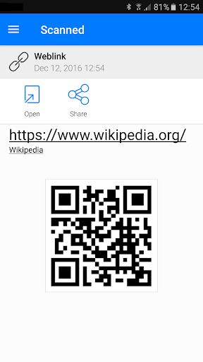 QR Code Reader QR Code Scanner ဖန်သားပြင်ဓာတ်ပုံ 3