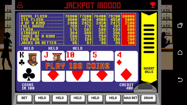 Video Poker Jackpot Capture d'écran 0