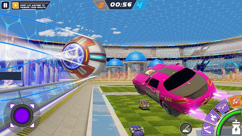 Rocket Car: Car Ball Games 스크린샷 1