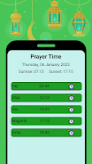 Auto Azan Alarm Prayer Times Zrzut ekranu 0