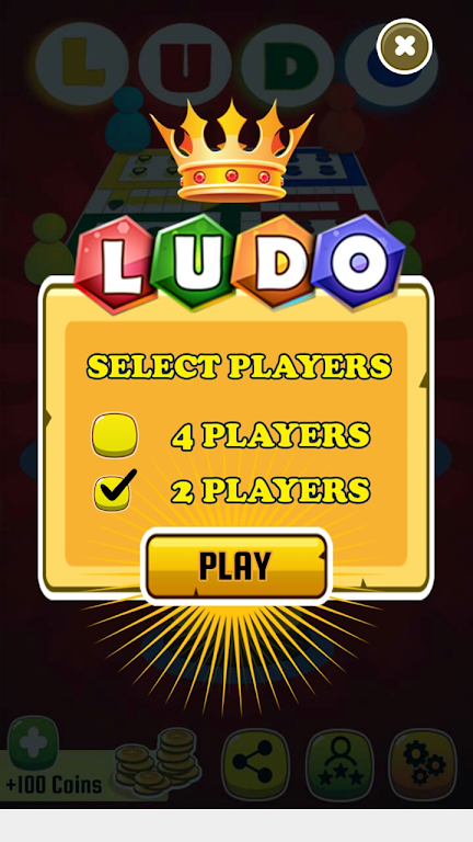 The king ludo Captura de pantalla 1