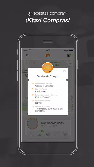 Ktaxi, una app de Clipp Tangkapan skrin 3