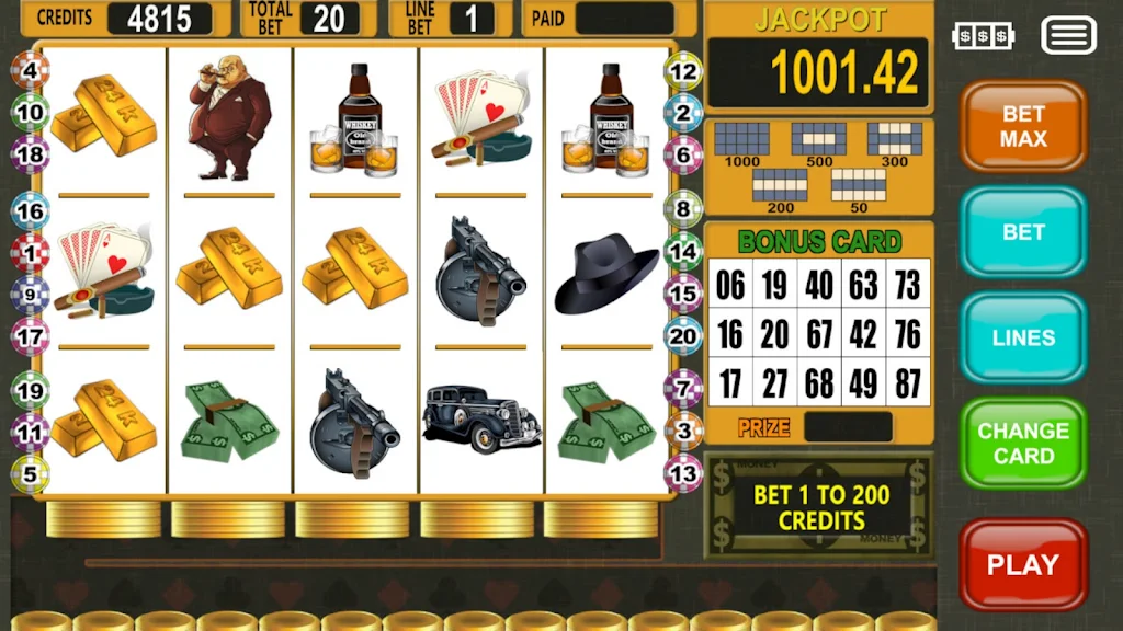 Money Mafia Slot Machine Capture d'écran 3