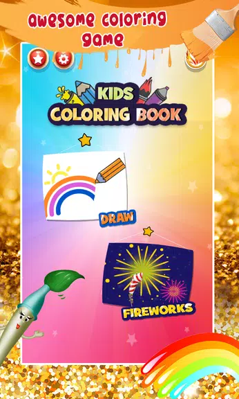 Kitchen Tools Coloring Book Schermafbeelding 0