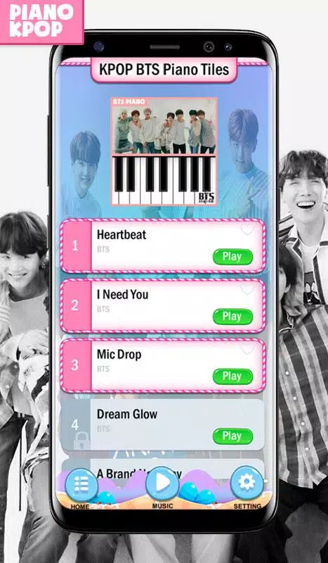 KPOP BTS Piano Magic Tiles Screenshot 0