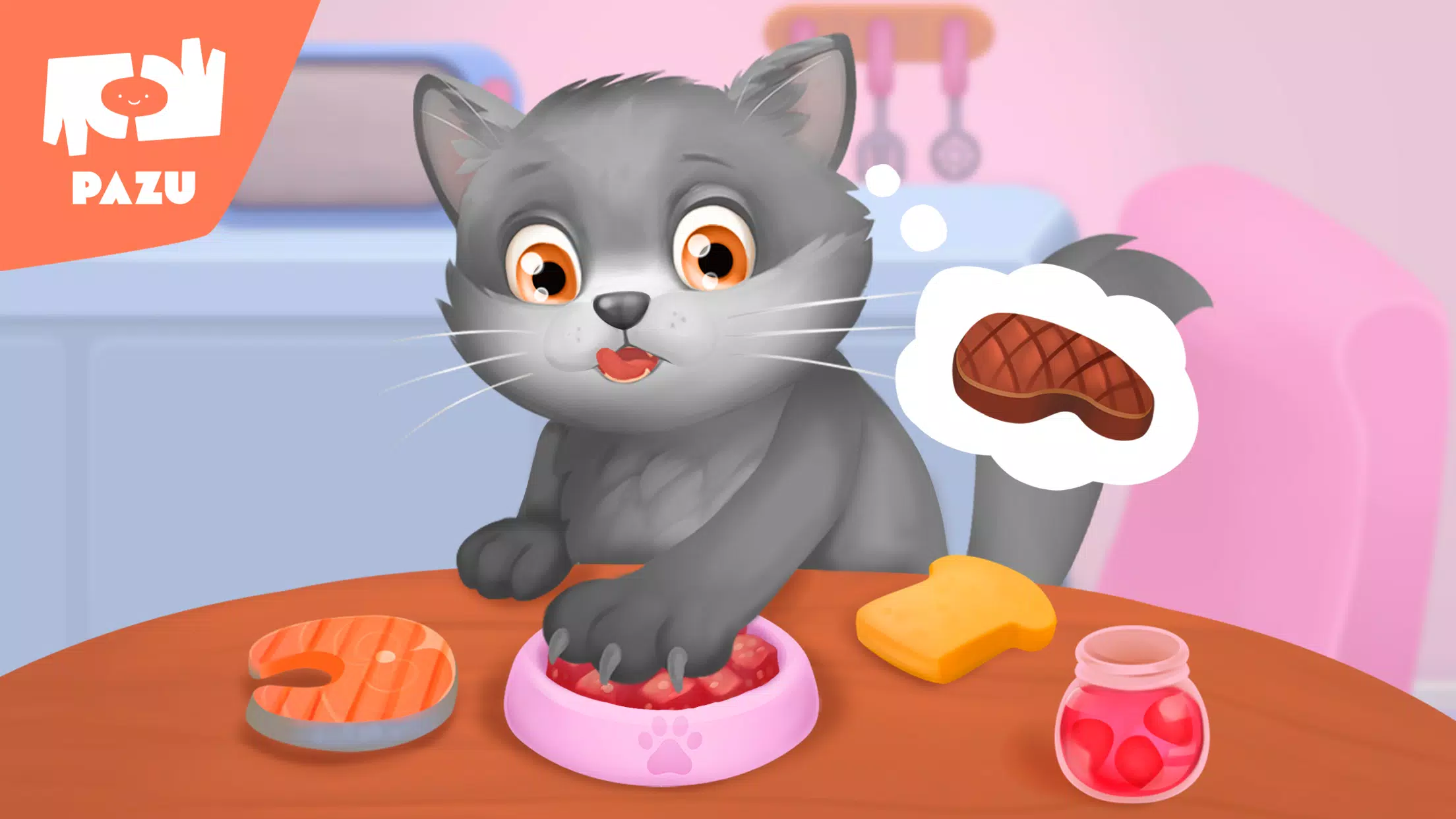 Cat game - Pet Care & Dress up स्क्रीनशॉट 2