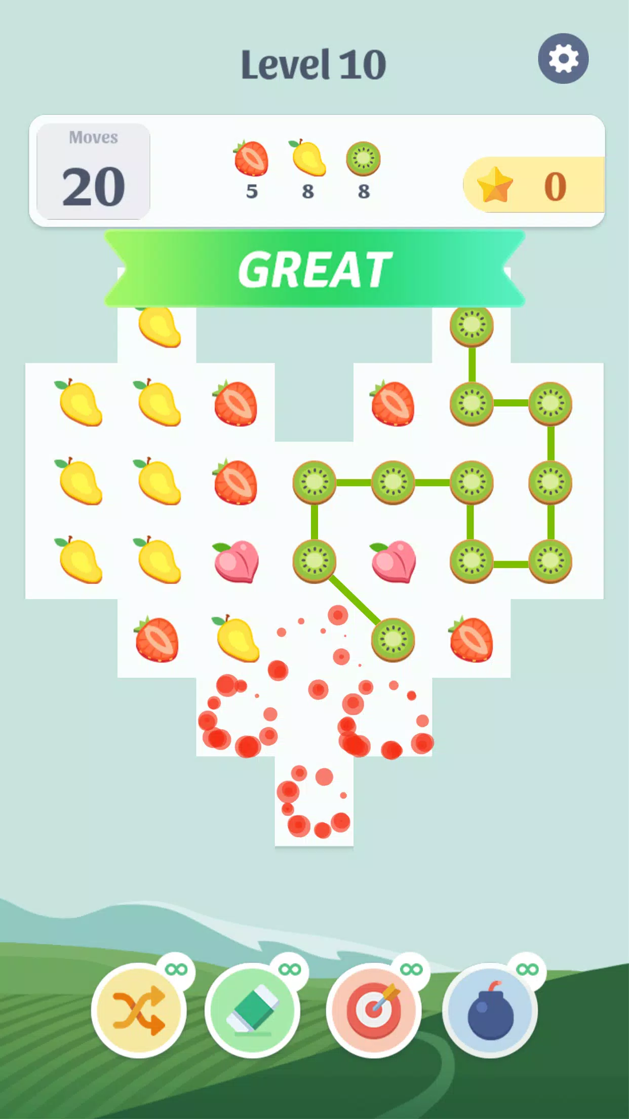 Fruit Game: Connect & Blast Скриншот 2