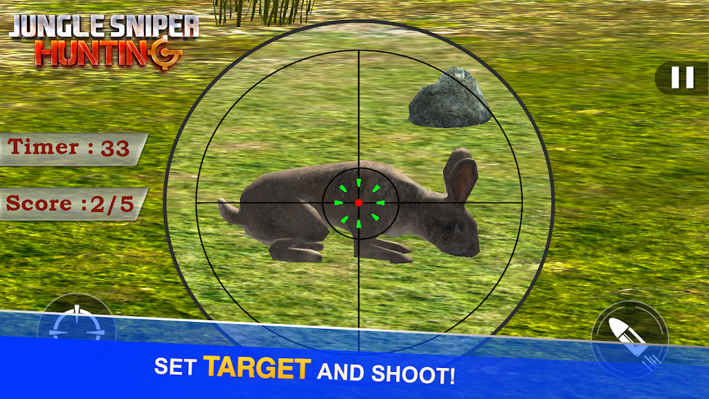 Jungle Sniper Hunting 3D স্ক্রিনশট 2