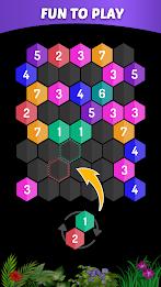 Merge Hexa - Number Puzzle Zrzut ekranu 0