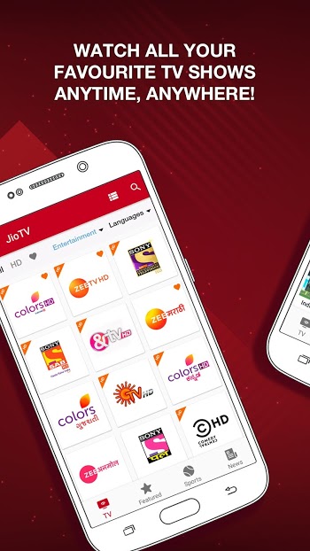 JioTV: Live TV, Catch-Up & OTT Captura de tela 0