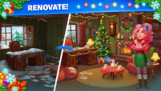 Schermata Merge Christmas: Home Design 1