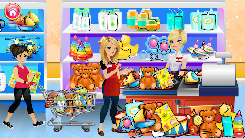 Supermarket Shopping Mall Game 스크린샷 2