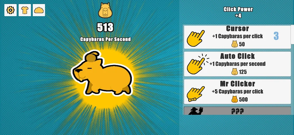 Capybara Clicker Capture d'écran 0