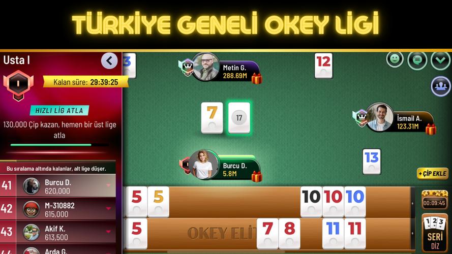 Okey Elit Capture d'écran 1
