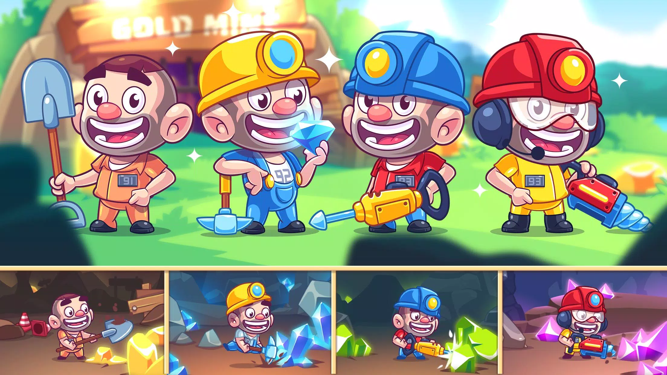 Idle Prisoner  Inc - Mine & Crafting Building Tangkapan skrin 1