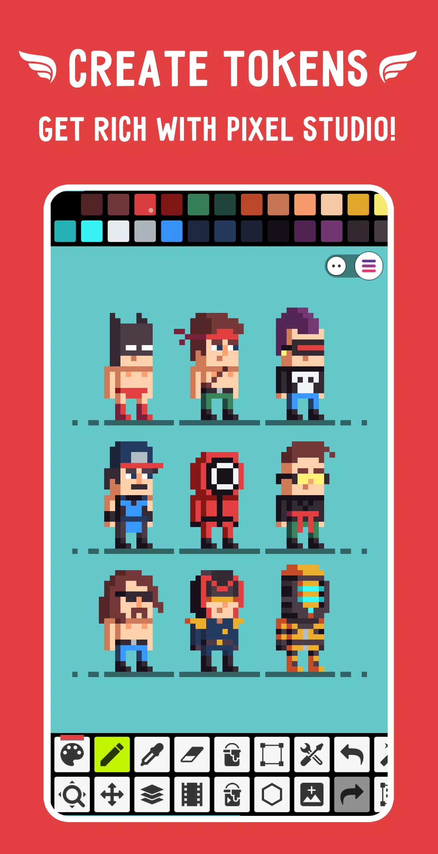 Pixel Studio Tangkapan skrin 2
