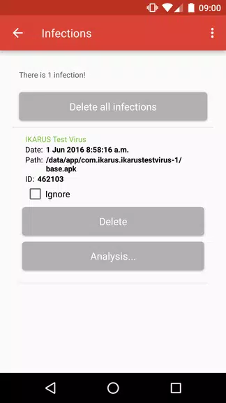 IKARUS TestVirus Captura de pantalla 2
