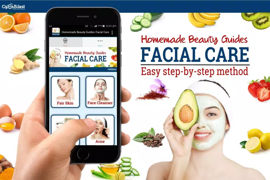 Homemade Beauty: Facial Care Captura de tela 0