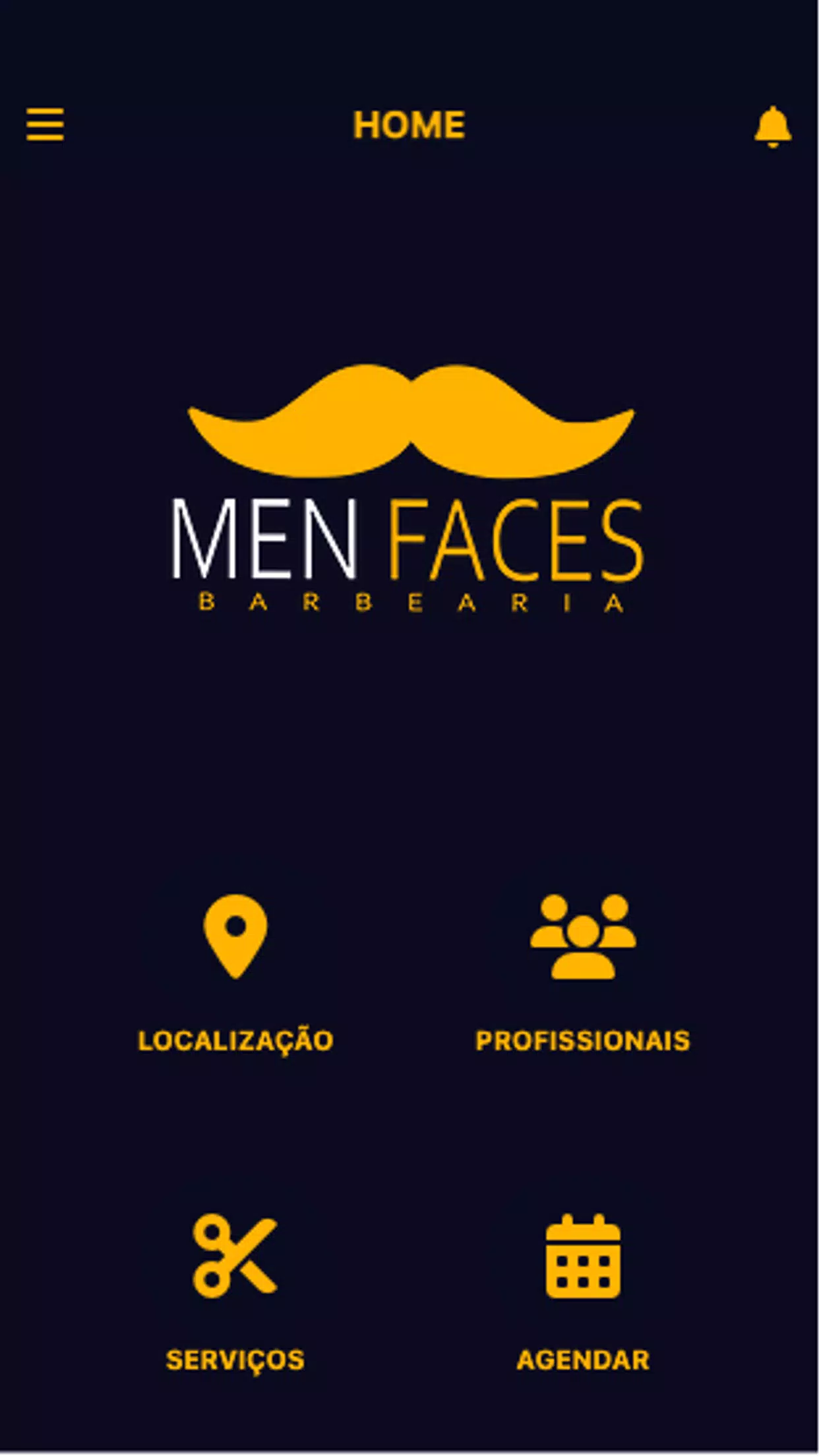 Men Faces Barbearia Captura de tela 0