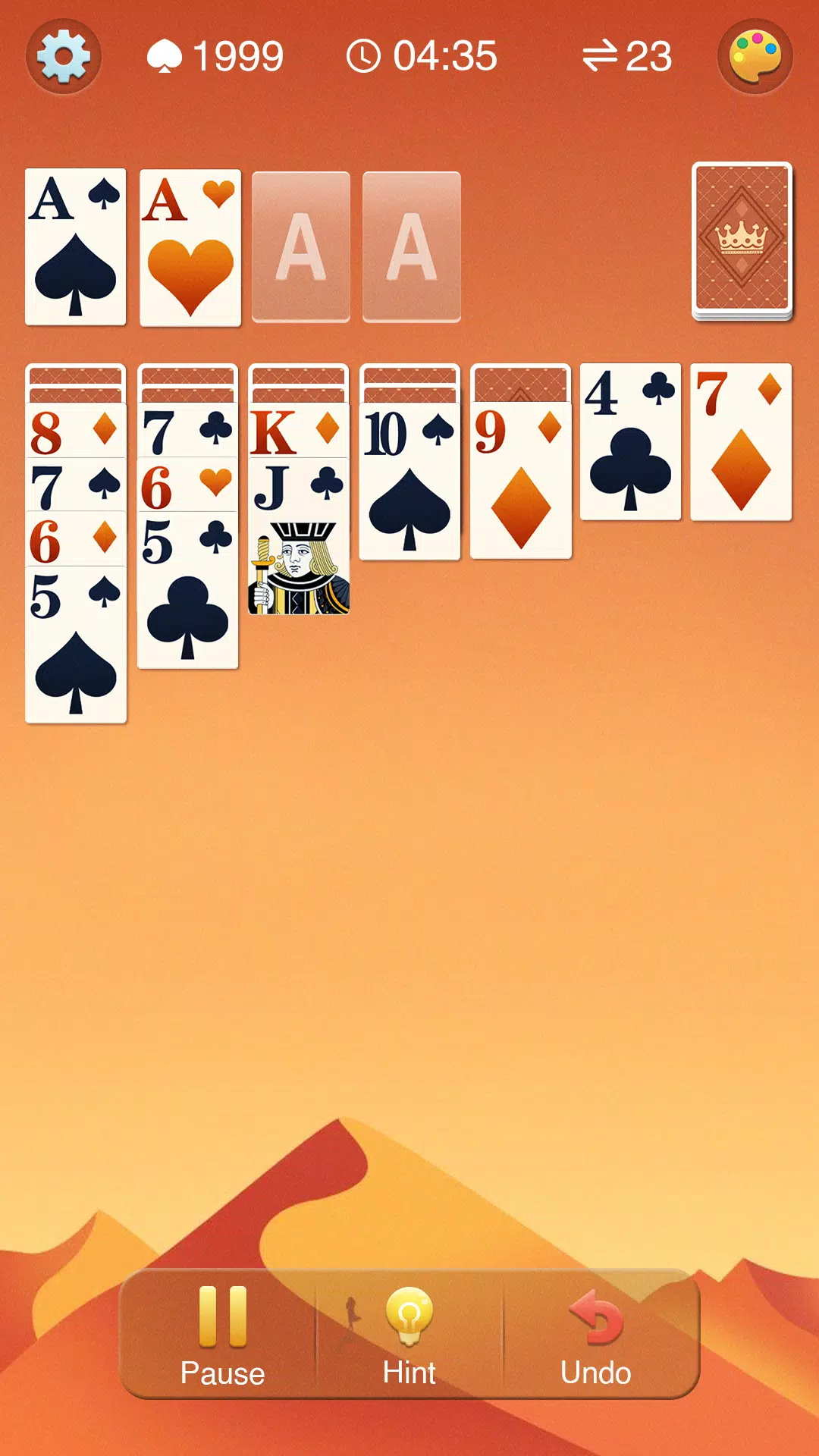 Schermata Solitaire Card Game 2