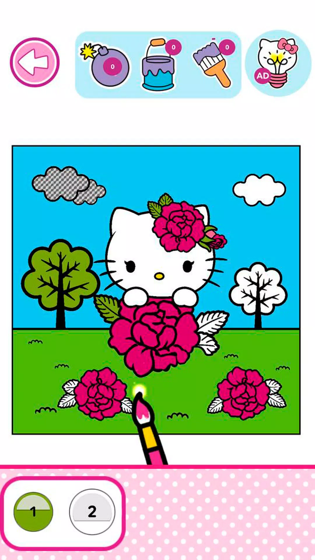 Hello Kitty: Coloring Book Schermafbeelding 0