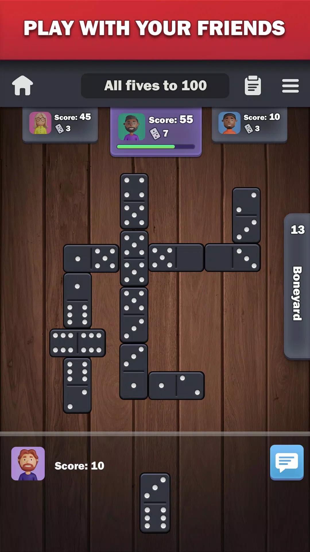 Dominoes online - play Domino! Скриншот 1