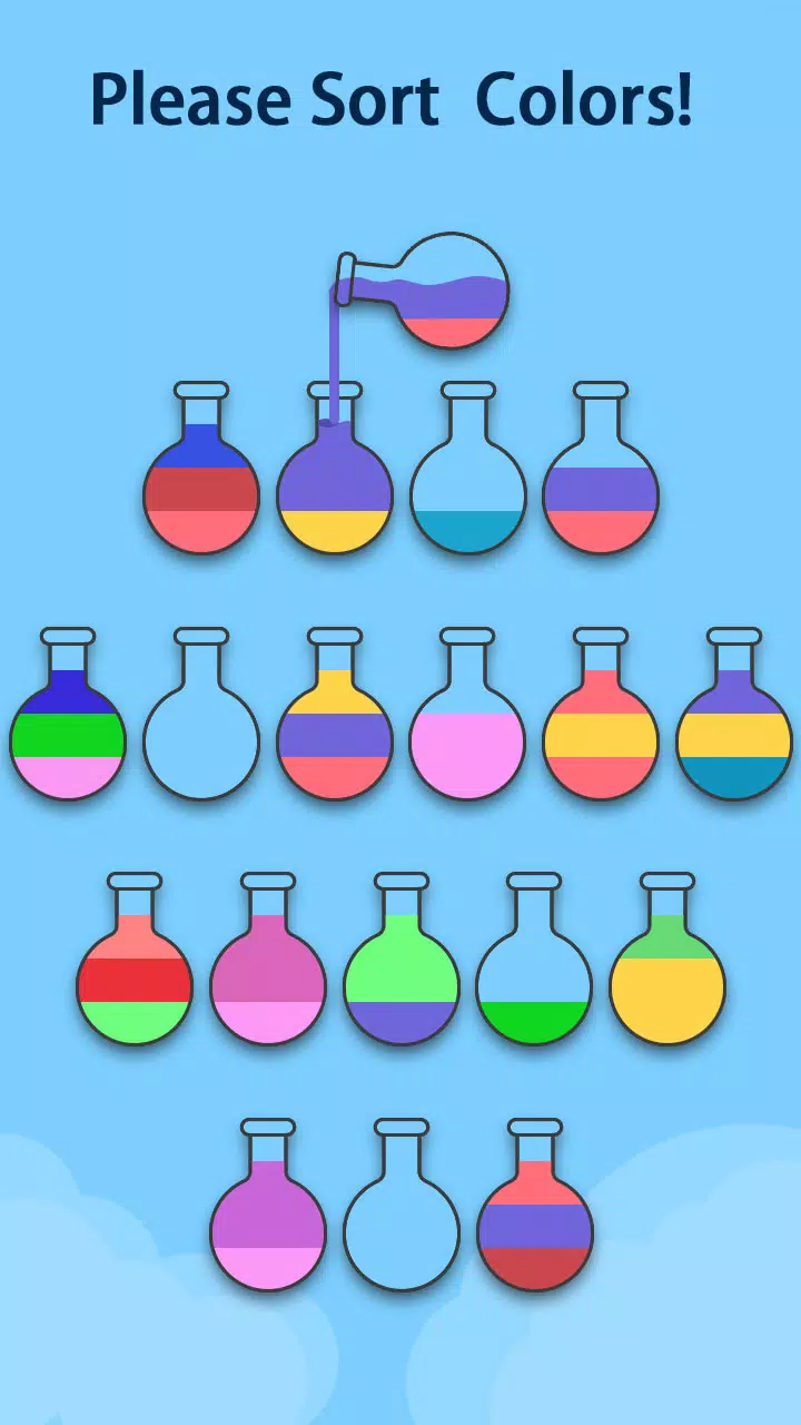 Schermata Sort Puzzle-water color puzzle 3