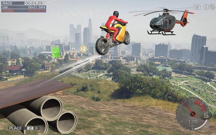 Crazy Stunt Rider GT Bike Game Screenshot 0