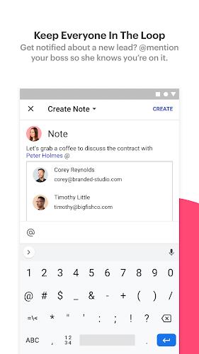 Copper - CRM for G Suite Schermafbeelding 2